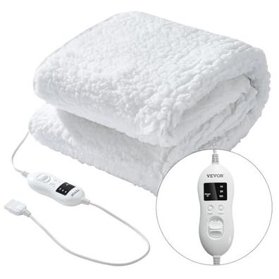 VEVOR Heizauflage Massageliege 185x77 cm Wärmematte 8 Stufen Timer beheizbar