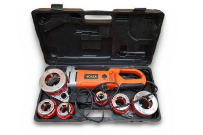 VEVOR Rohrgewindeschneider 2300 W 1,27-5 cm mit 6 Schneidköpfen 22 U/min