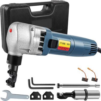 VEVOR Blechknabber elektrisch 380 W 1,8 mm 1800 U/min Schneidkopf 360 Grad