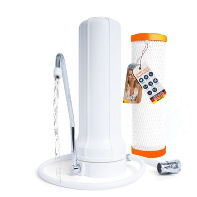 hydrosense Auftisch Wasserfilter SQ-100 Mikrofiltration mit hohem Durchfluss
