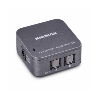 Marmitek Split TS12 Toslink Splitter 1 auf 2 192 kHz S/PDIF Audio Verteiler