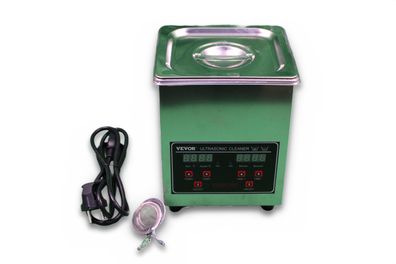 VEVOR Ultraschallreiniger 1,3 L 60 W 40 kHz mit Heizung Timer und Korb