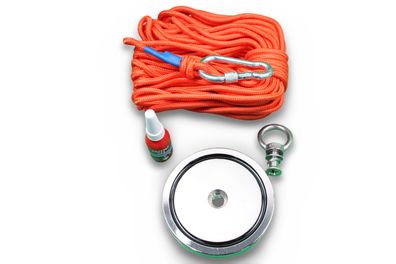 VEVOR Magnet-Angelset 590 kg Neodym mit Seil Handschuhen und Enterhaken