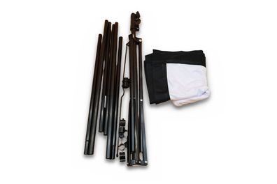 VEVOR Beamer Leinwand mit Stativ 70 Zoll 16:9 4K 160x95 cm höhenverstellbar