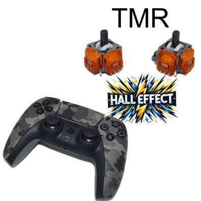 Sony PlayStation 5 Controller Grey-Camouflage HallEffekt TMR Hall Effect PS5 Hall