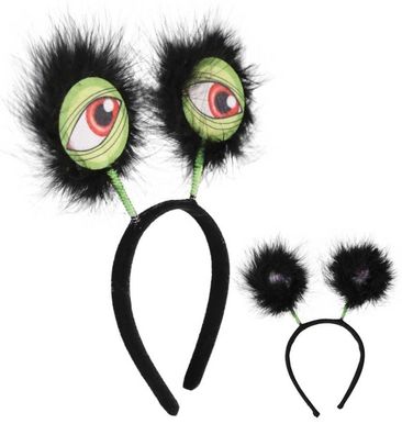 narrenwelt Halloween Alien- & Hexenaugen Haarreif - Dein witziger Grusel-Look Horror