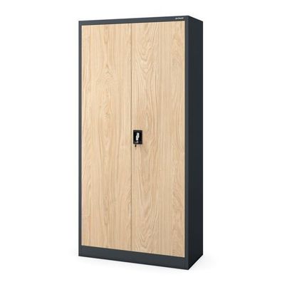 Büroaktenschrank in Anthrazit / Eiche Sonoma: Eco Design JAN 900 x 1850 x 400 mm