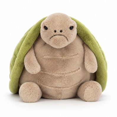 Jellycat Timmy Turtle Pluesch-Schildkroete Gruen Beige 28 cm Kuscheltier