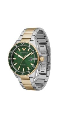AR80063 Emporio Armani Diver Herrenuhr Quarz Bicolor