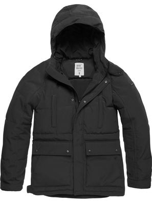 Vintage Industries Wintermantel Milo Parka Black