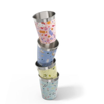 SIGG Kindertrinkbecher "Daydream" 4er Set 114404