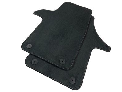 Original VW Fussmatten Anthrazit Velours T5 T5.2 T6 Multivan Olympia Teppich 2x
