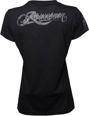 WCC West Coast Choppers Female Shirt Kimi Raikkönen Script Logo Black