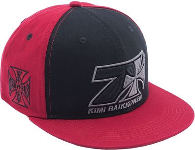 WCC West Coast Choppers Cap Kimi Raikkönen Cross 7 Snapback Flatbill