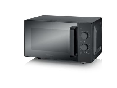 Severin 7782 Mikrowelle 900W 25l schwarz mit Glasboden 304123