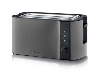 Severin AT 9341 Langschlitztoaster 4 Scheiben 1400W dark inox 304120