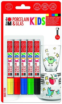 Marabu Marabu Porzellan- und Glasmaler 'KiDS' Maxi Fun 5-teilig 665298