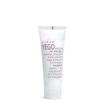 Ziaja Yego Aftershave Balsam Zitronenverbene - Feuchtigkeitsspendend & Normalisi