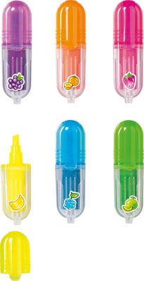 6x Brunnen 102993801 Mini-Leuchtstift 5 x 1,7 cm