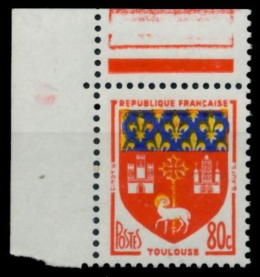 Frankreich 1958 Nr 1219 postfrisch ECKE-OLI X88D18A