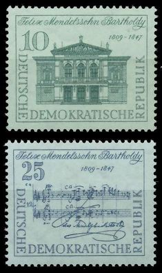 DDR 1959 Nr 676-677 postfrisch SB91BFA