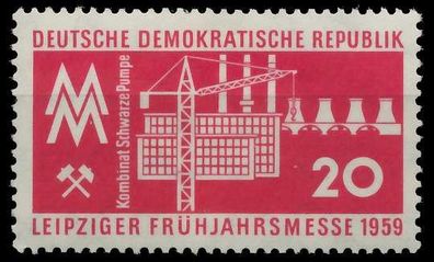 DDR 1959 Nr 678 postfrisch SB91C16