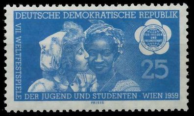 DDR 1959 Nr 706 postfrisch SB91CEE