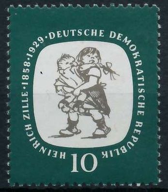 DDR 1958 Nr 624 postfrisch SB91EBA