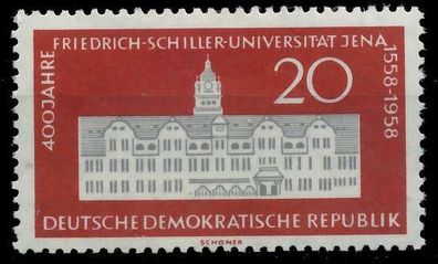 DDR 1958 Nr 648 postfrisch SB91F82