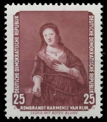 DDR 1957 Nr 590 postfrisch SBA08BA