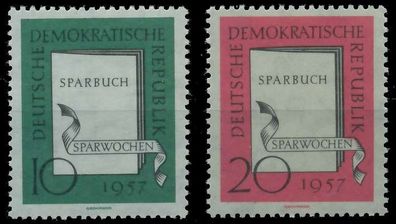 DDR 1957 Nr 598-599 postfrisch SBA091A