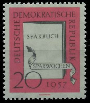 DDR 1957 Nr 599 postfrisch SBA0926
