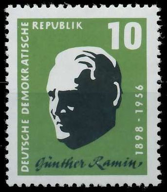 DDR 1957 Nr 604 postfrisch SBA0962
