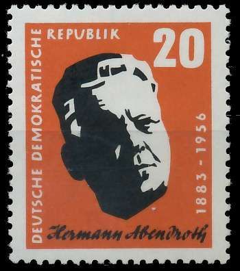 DDR 1957 Nr 605 postfrisch X96564A