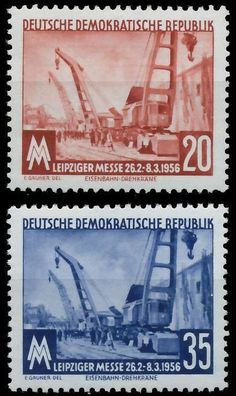 DDR 1956 Nr 518-519 postfrisch SBA0B32