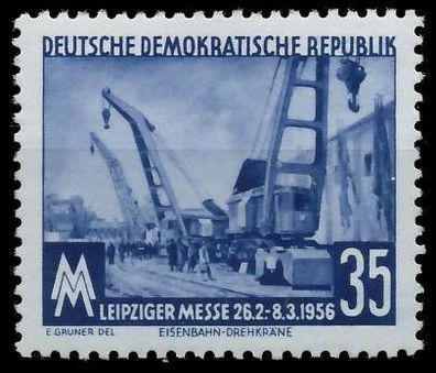 DDR 1956 Nr 519 postfrisch SBA0B42