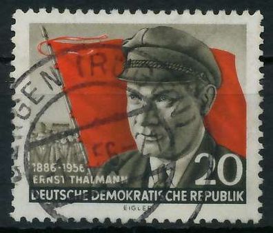 DDR 1956 Nr 520AXI gestempelt X965856