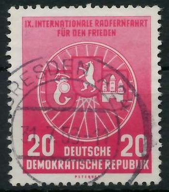 DDR 1956 Nr 522YI gestempelt X9658A2