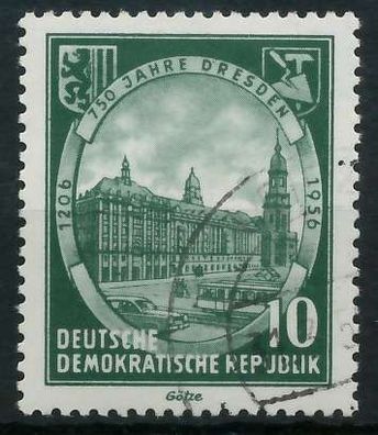 DDR 1956 Nr 524 gestempelt X9658D6