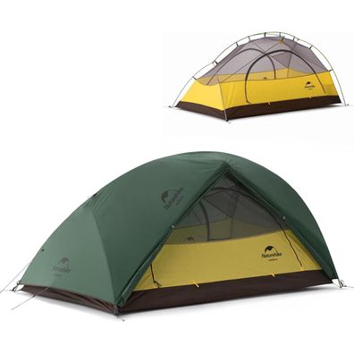 Leichtes 2-Personen Camping Zelt Aluminium Rod Ultraleichtes Naturehike