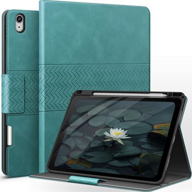 Hülle für iPad Air 11 2024, iPad Air 5./4. Gen. 10.9 mit Stifthalter Grün