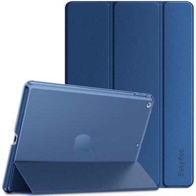 EasyAcc iPad 10.2 Zoll Hülle - Ultradünn Schutzhülle Transparent Abdeckung (Navy