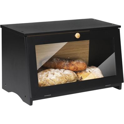 Brotkasten Bambus lebensmittelecht Brotaufbewahrung pflegeleicht 39x21x23cm