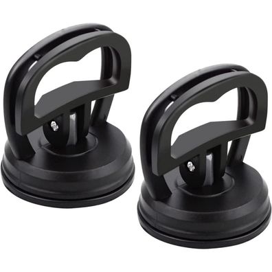 Voarge Dellen Saugnapf Abzieher Werkzeug Saugheber Glasheber 6 cm Schwarz