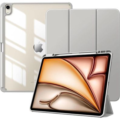 TiMOVO Schutzhülle für iPad Air 13 Zoll 2024 mit Stifthalter Transparent