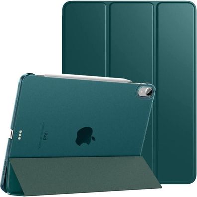 TiMOVO iPad Air 11 Zoll Hülle M2 2024 Schlank Schutzhülle Transparent Blaugrün