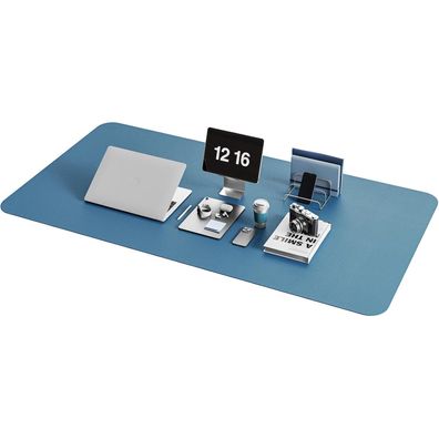 YSAGi Schreibtischunterlage Mauspad Leder Wildleder 120x60cm Büro Home-Office