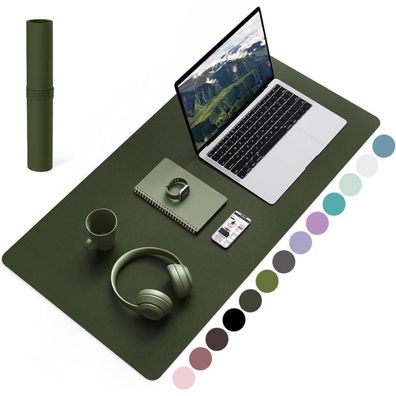 Schreibtischunterlage Mauspad Leder Wildleder Multifunktionales Office 80x40cm