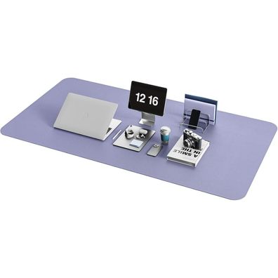Großes Office Mousepad 120x60cm Lavendel Leder Wildleder