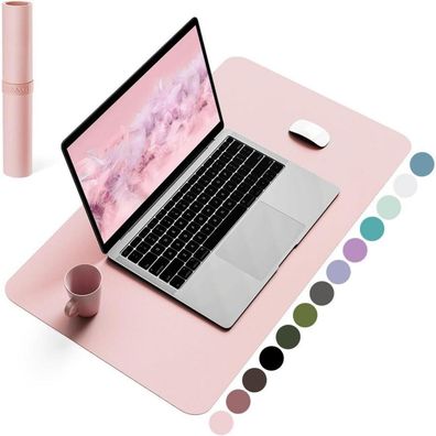 YSAGi Schreibtischunterlage Mauspad Leder Wildleder rutschfest Office Mousepad